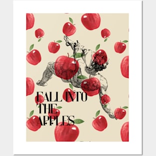 Fall into the apples Posters and Art